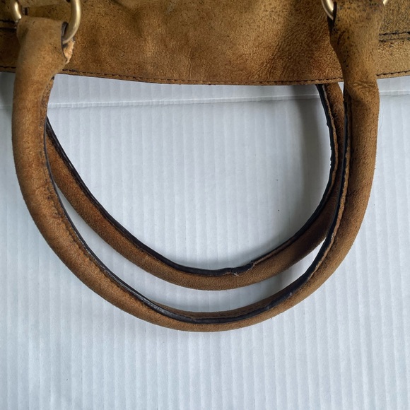 Michael Kors Hamilton distressed suede bag - Picture 6 of 13